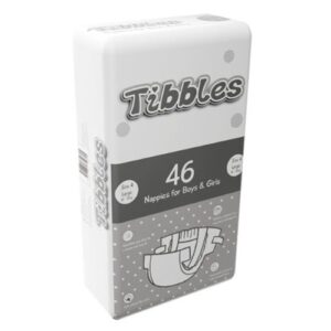 Tibbles Baby Nappy Large (Size 4) Carton 184 (46 x 4)
